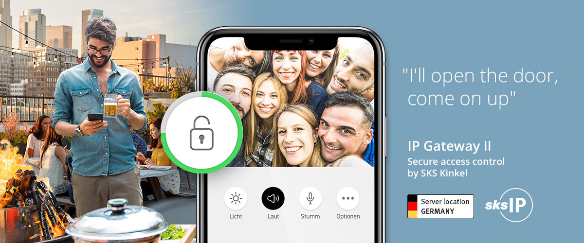 IP Gateway - door opening with the smartphone 