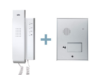 HT4600, Aluminium-Türstation und benötigtem Zubehör