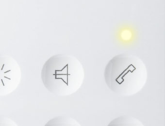 BS2012 Audioinnensprechstelle mit optischem Rufsignal 
