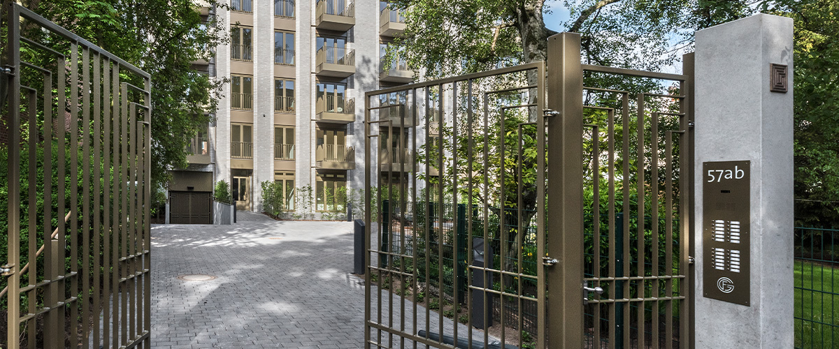 Außeneingangsbereich Gardenlofts