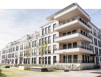 Frontansicht Wohngebäude