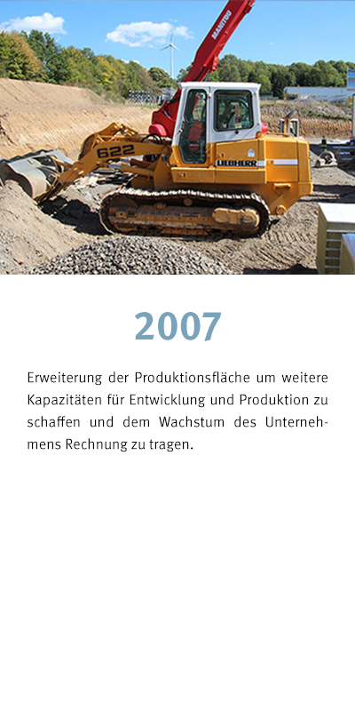 Historie Baustelle 2007 