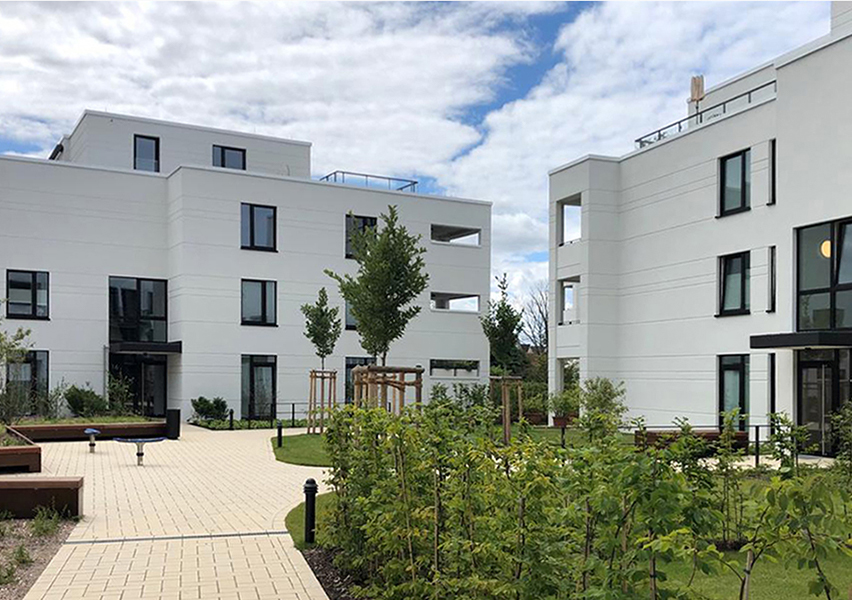 Referenz Godewind Gesamtansicht Gebäudearchitektur 