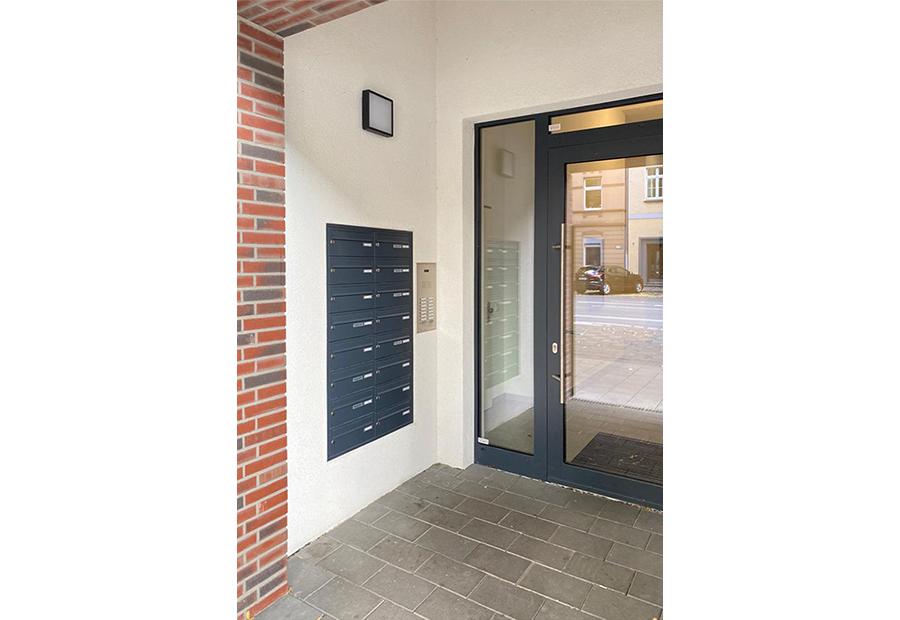 Referenz Karoliger Höfe Briefkastenanlage 