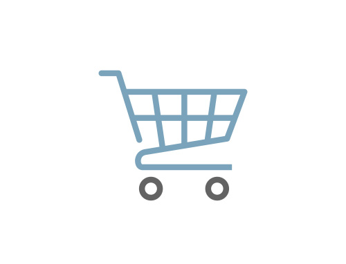 Icon Einkaufswagen und Rabatte 